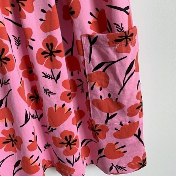 NWOT Hanna Andersson Sleeveless Print Pocket Girl Dress, 10 Years - Picture 5 of 10